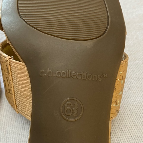 C.B. Collections “Trisha” slip on sandals - Picture 6 of 9